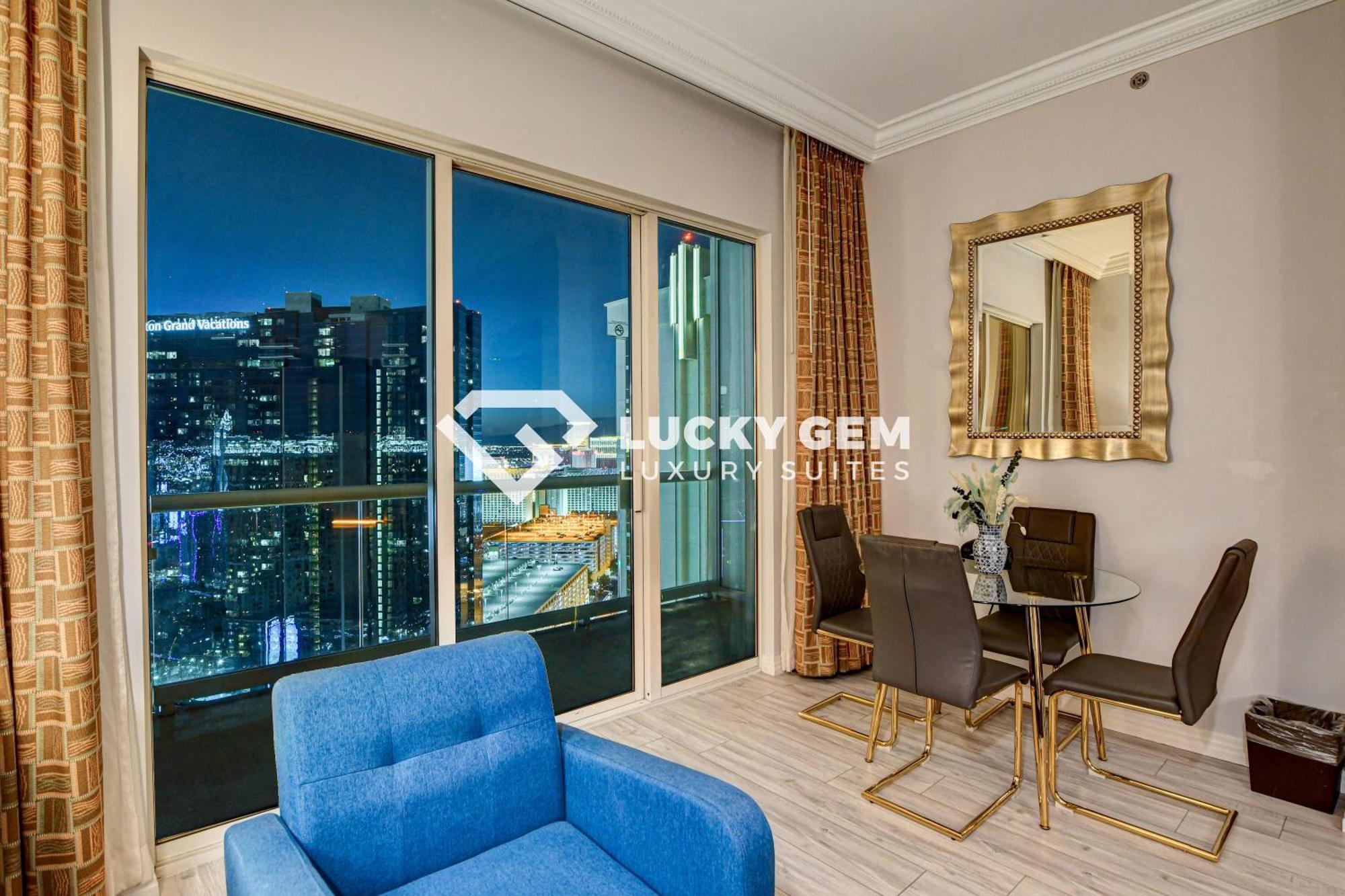 Lucky Gem Penthouse & Luxury Suites At Signature Resort, Balcony Strip View 3505 Las Vegas Exterior foto