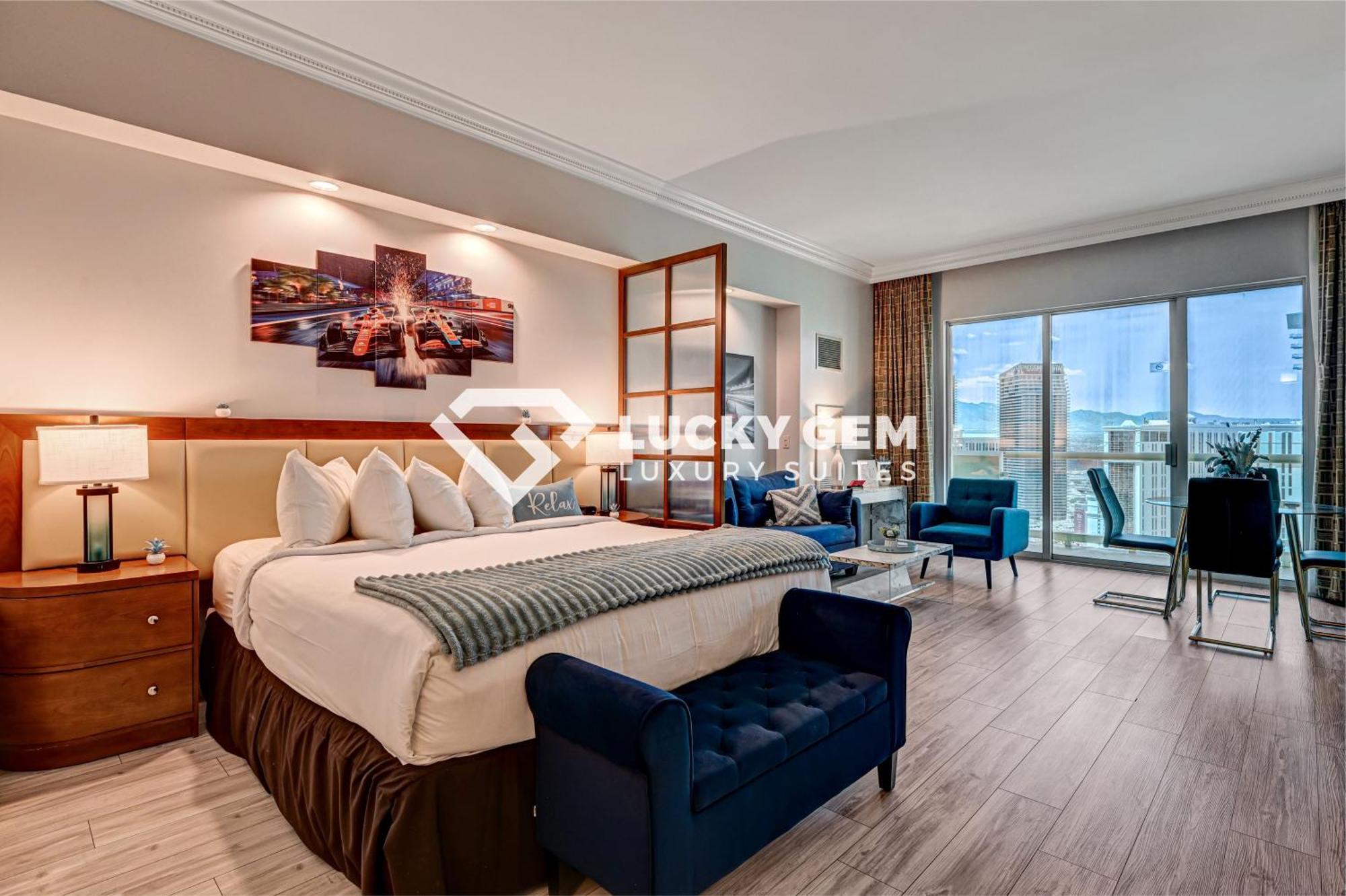 Lucky Gem Penthouse & Luxury Suites At Signature Resort, Balcony Strip View 3505 Las Vegas Exterior foto