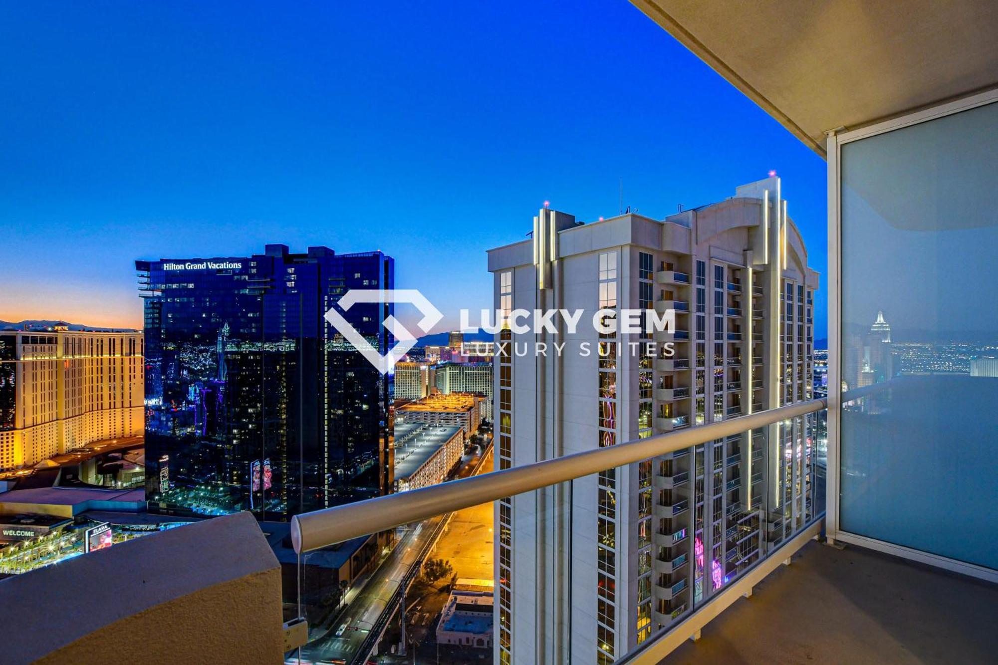 Lucky Gem Penthouse & Luxury Suites At Signature Resort, Balcony Strip View 3505 Las Vegas Exterior foto