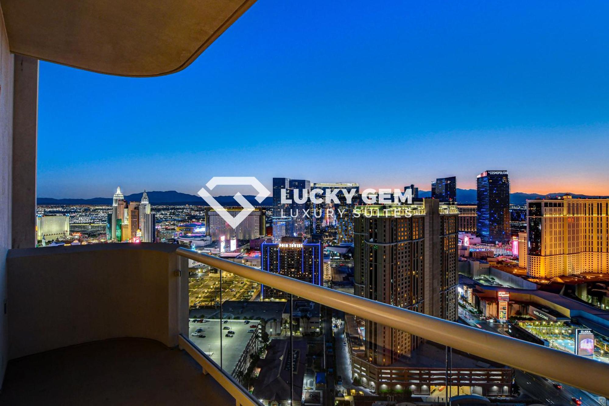 Lucky Gem Penthouse & Luxury Suites At Signature Resort, Balcony Strip View 3505 Las Vegas Exterior foto